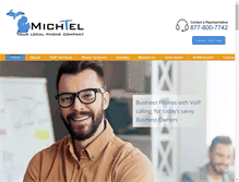 Tablet Screenshot of michtelco.com